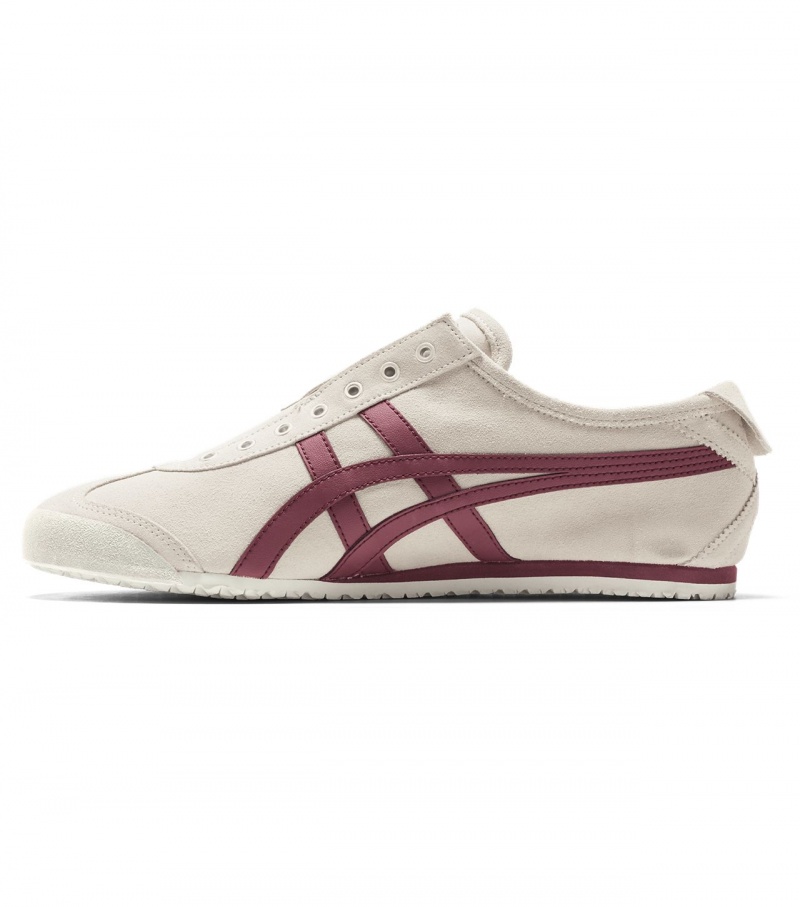 Women's Onitsuka Tiger Mexico 66 Slip-On Mexico 66 Dark Pink | 20348-KAFR