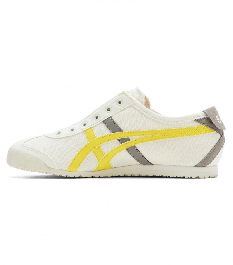 Women's Onitsuka Tiger Mexico 66 Slip-On Mexico 66 White / Orange Yellow | 15490-DPNT