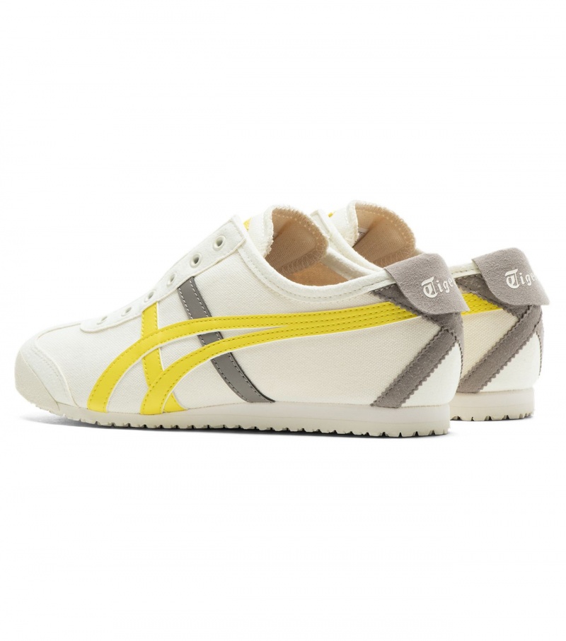 Women's Onitsuka Tiger Mexico 66 Slip-On Mexico 66 White / Orange Yellow | 15490-DPNT