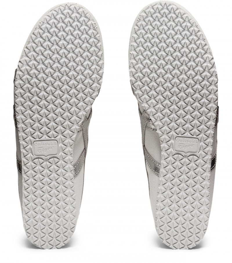 Women's Onitsuka Tiger Mexico 66 Slip-On Mexico 66 White / Silver | 57831-GCBJ