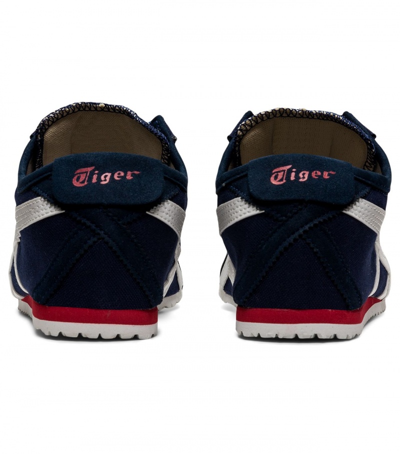 Women's Onitsuka Tiger Mexico 66 Slip-On Mexico 66 Navy / White | 50672-GUWA