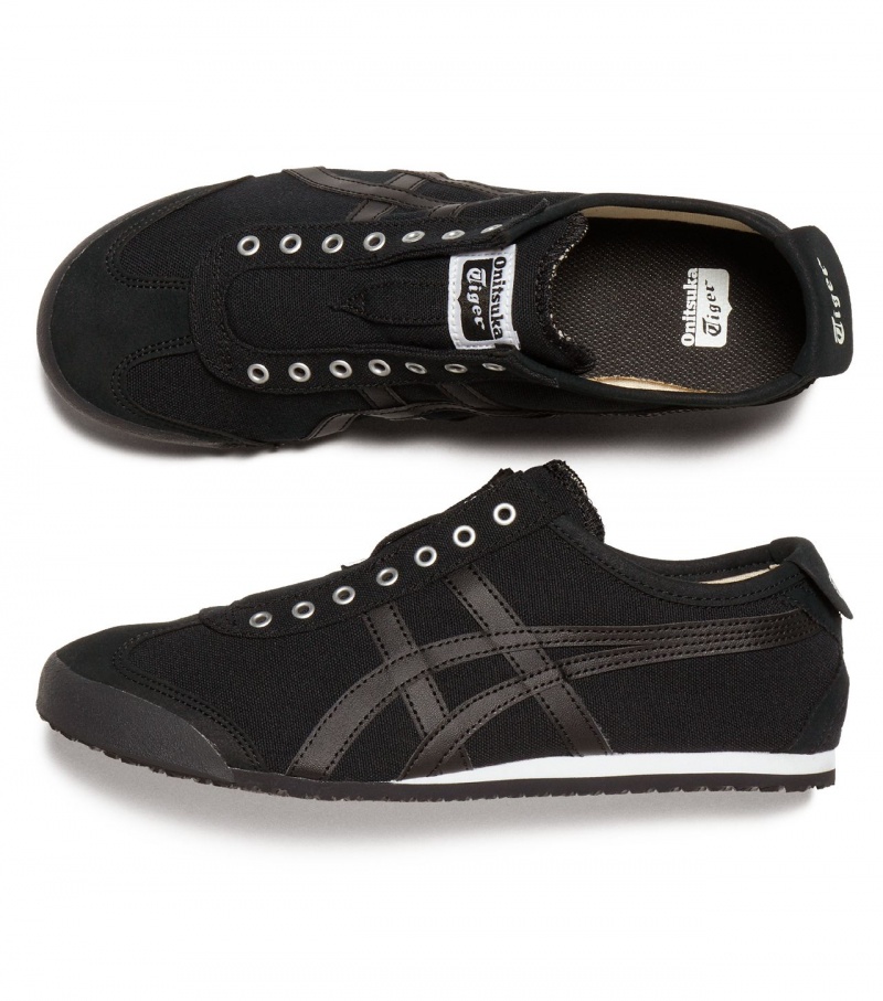 Women's Onitsuka Tiger Mexico 66 Slip-On Mexico 66 Black | 68415-XHIY