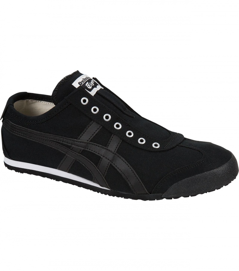 Women's Onitsuka Tiger Mexico 66 Slip-On Mexico 66 Black | 68415-XHIY