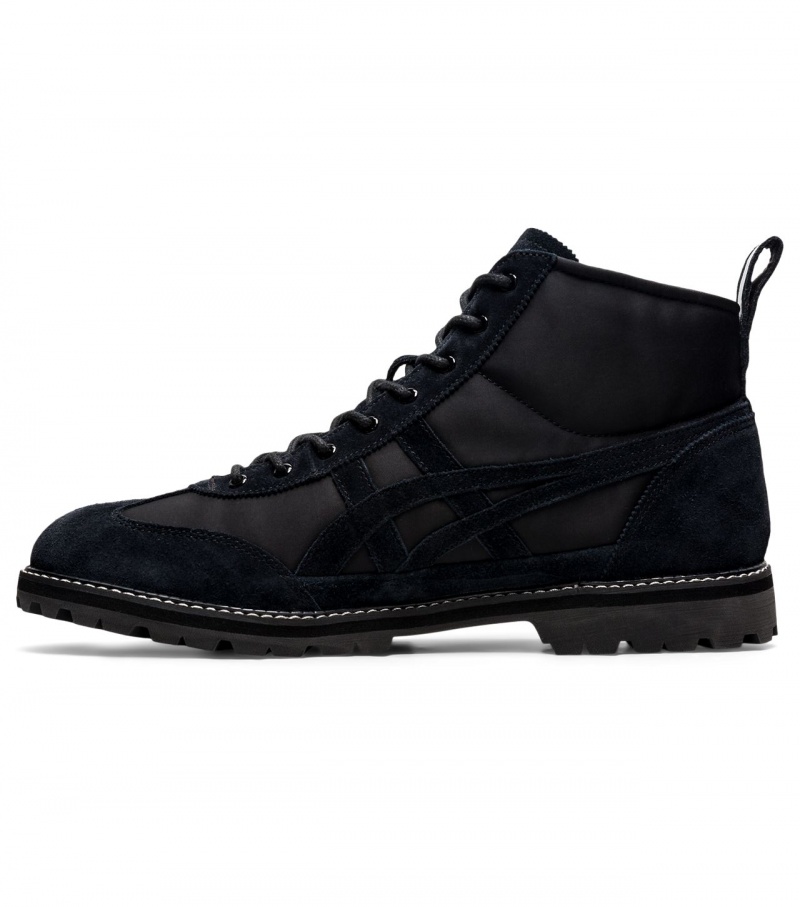 Women's Onitsuka Tiger Mexico Rinkan High Tops Black | 03475-ELWU