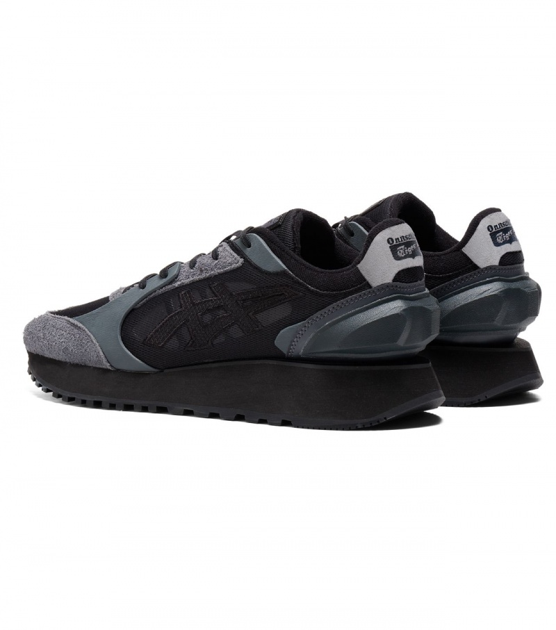 Women's Onitsuka Tiger Moage Co Slip Ons Black / Grey | 64102-YATG