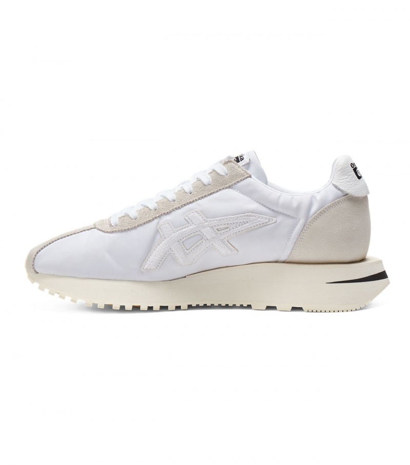 Women's Onitsuka Tiger Moage Mo Slip Ons White | 97351-FSHQ