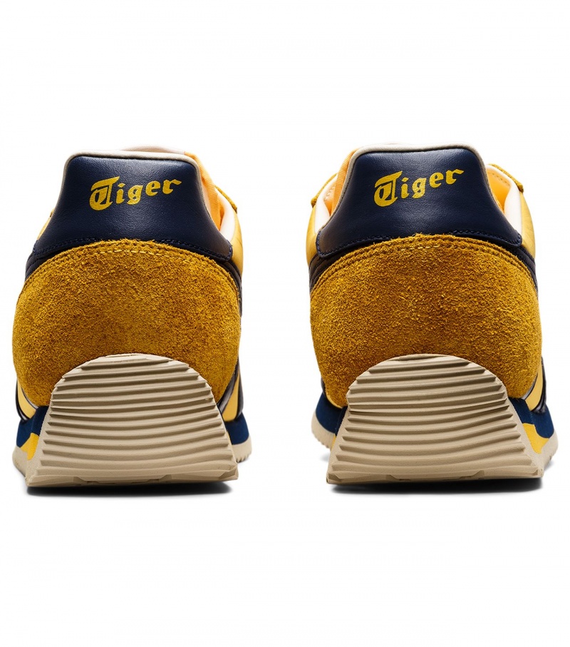 Women's Onitsuka Tiger Moal 77 Nm Sneakers Yellow / Navy | 08631-DKVJ