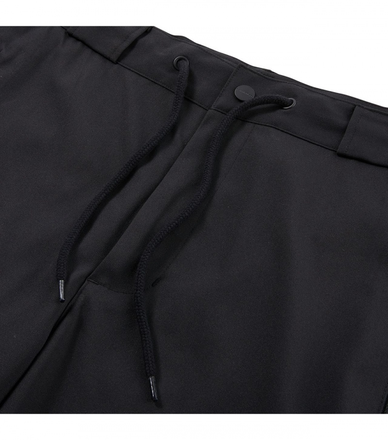 Women's Onitsuka Tiger Pants Black | 95027-YAPM