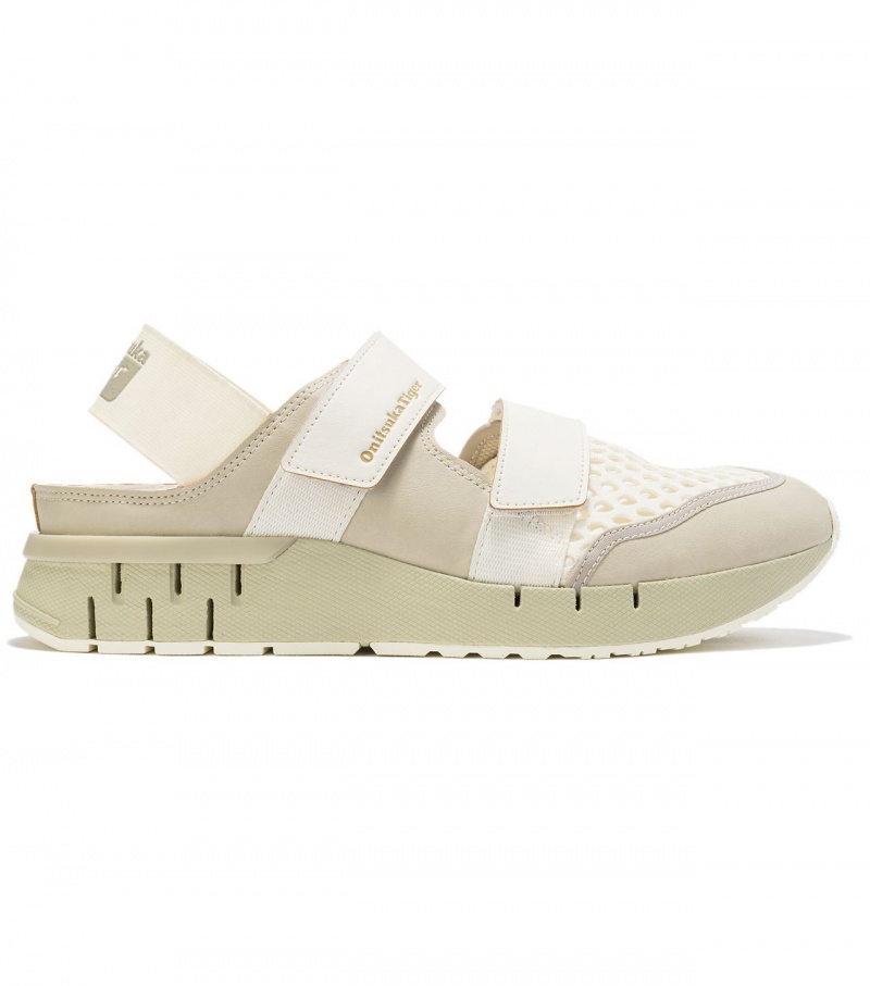 Women\'s Onitsuka Tiger Rebilac Sandal Sandals Cream | 65281-ZUIG