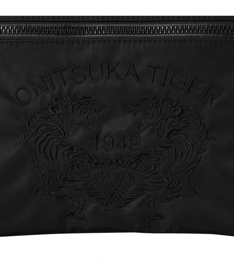 Women's Onitsuka Tiger Sacoche Bags Black | 09865-QPKO