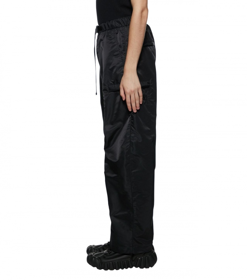 Women's Onitsuka Tiger Sacoche Pants Black | 38642-IJQT