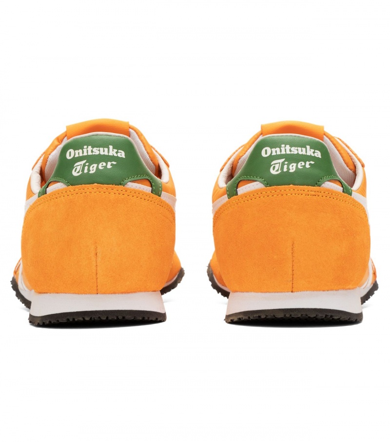 Women's Onitsuka Tiger Serrano Low Tops Orange / White | 81564-OSYP