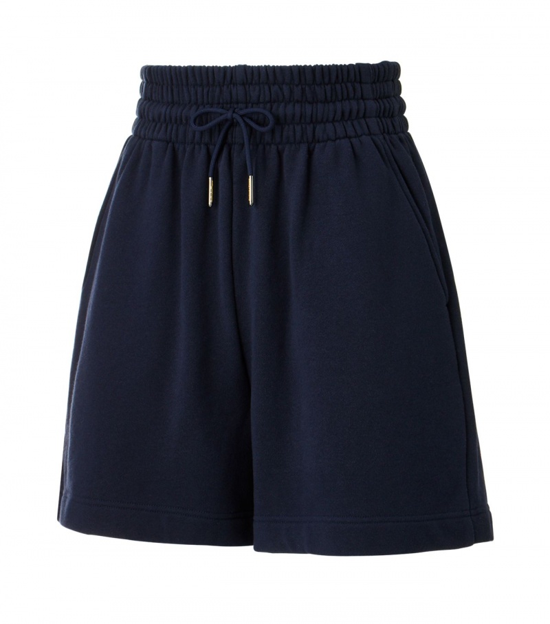 Women's Onitsuka Tiger Shorts Navy | 21470-WFGU