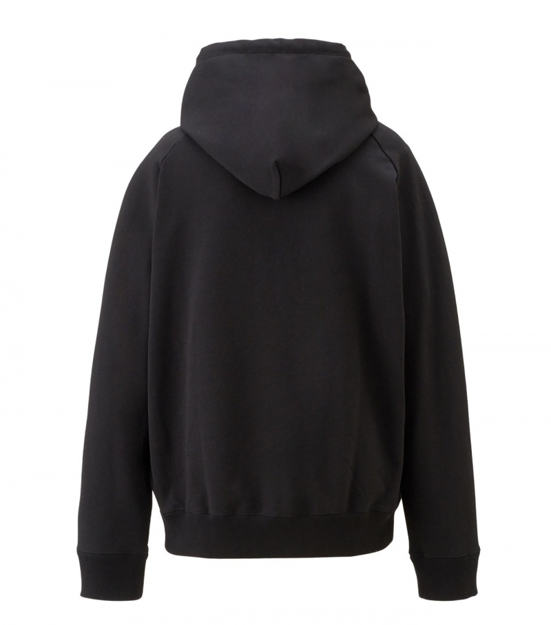 Women's Onitsuka Tiger Sweat Hoodie Black | 04697-HKTQ