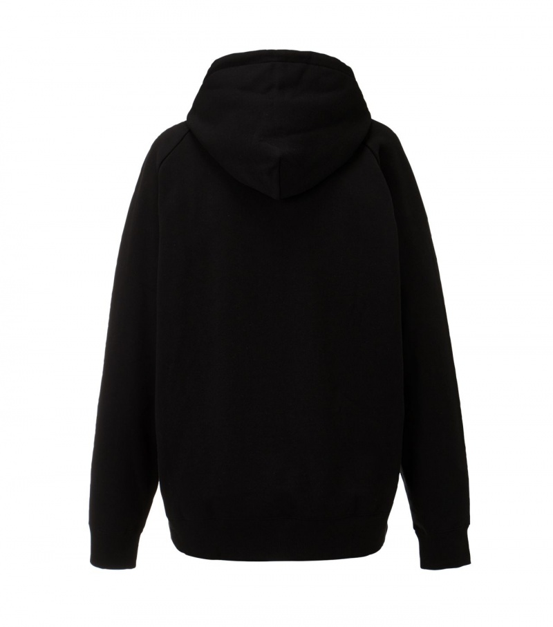 Women's Onitsuka Tiger Sweat Hoodie Black | 36108-GRCJ