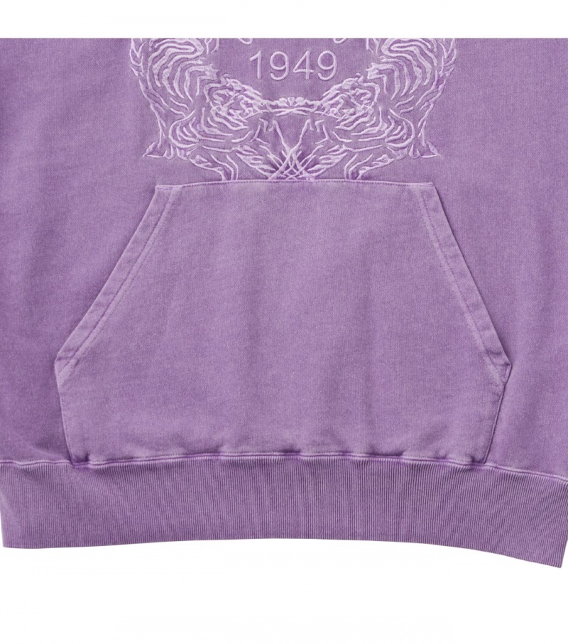 Women's Onitsuka Tiger Sweat Hoodie Lavender | 07934-VNWC