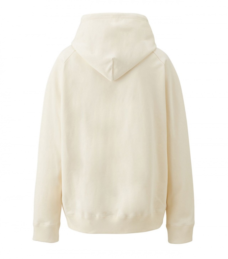 Women's Onitsuka Tiger Sweat Hoodie White | 71542-JCGZ