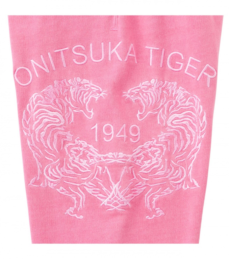 Women's Onitsuka Tiger Sweat Pants Pink | 39471-LVZK