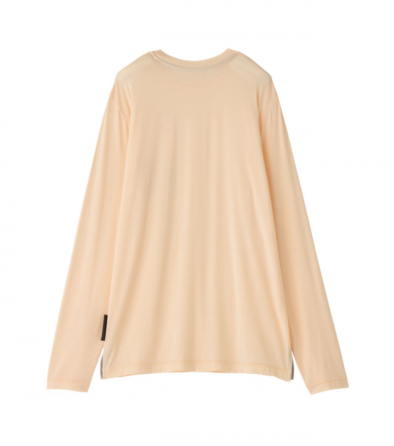 Women's Onitsuka Tiger Sweatshirts Beige | 16893-EWNI