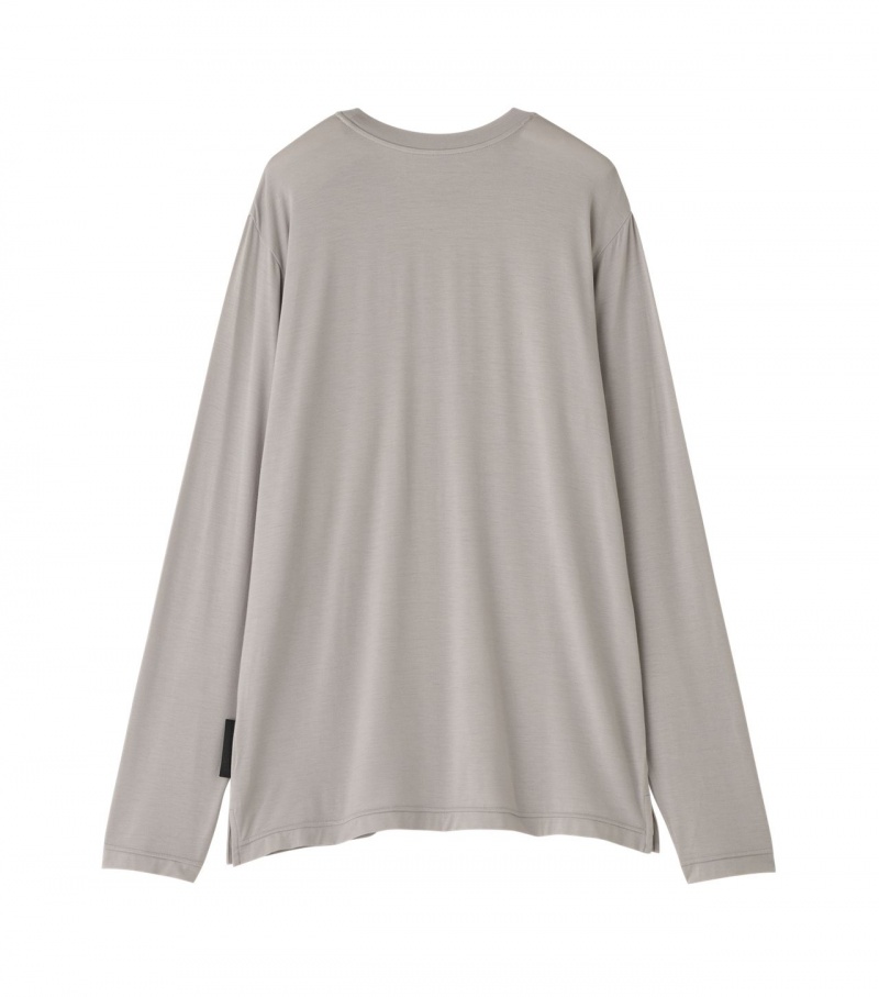 Women's Onitsuka Tiger Sweatshirts Grey | 31245-LZAU