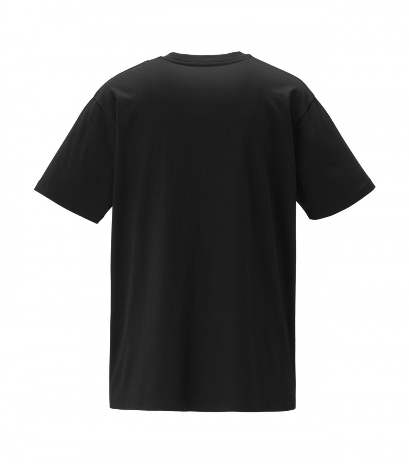 Women's Onitsuka Tiger T Shirts Black | 08945-OXJS