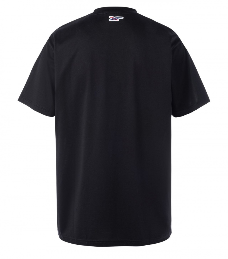 Women's Onitsuka Tiger T Shirts Black | 61374-FKQN