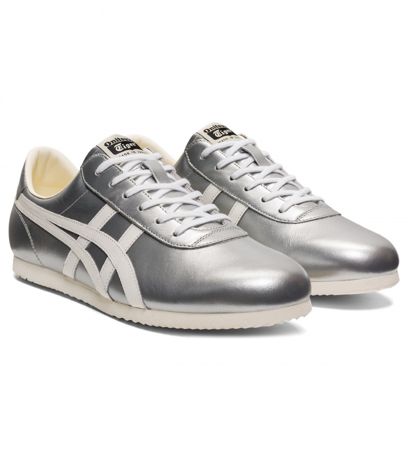 Women's Onitsuka Tiger Tai-Chi Nm Sneakers Silver / White | 15973-JXKS