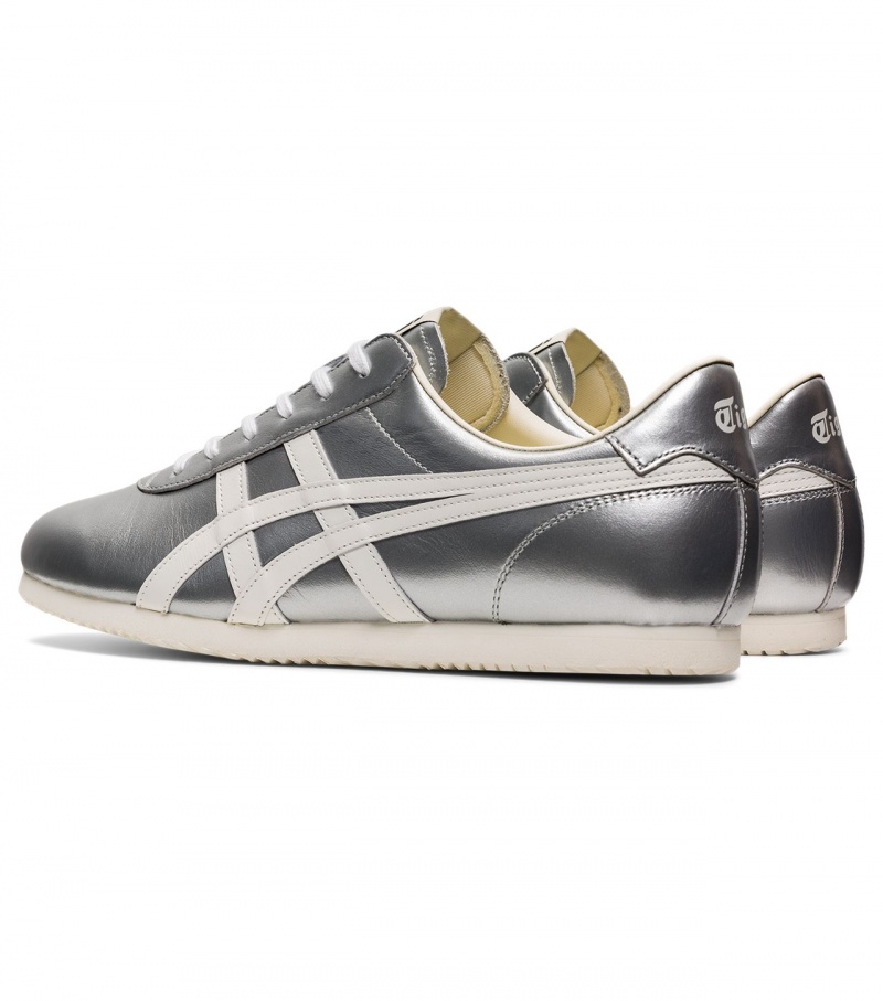 Women's Onitsuka Tiger Tai-Chi Nm Sneakers Silver / White | 15973-JXKS