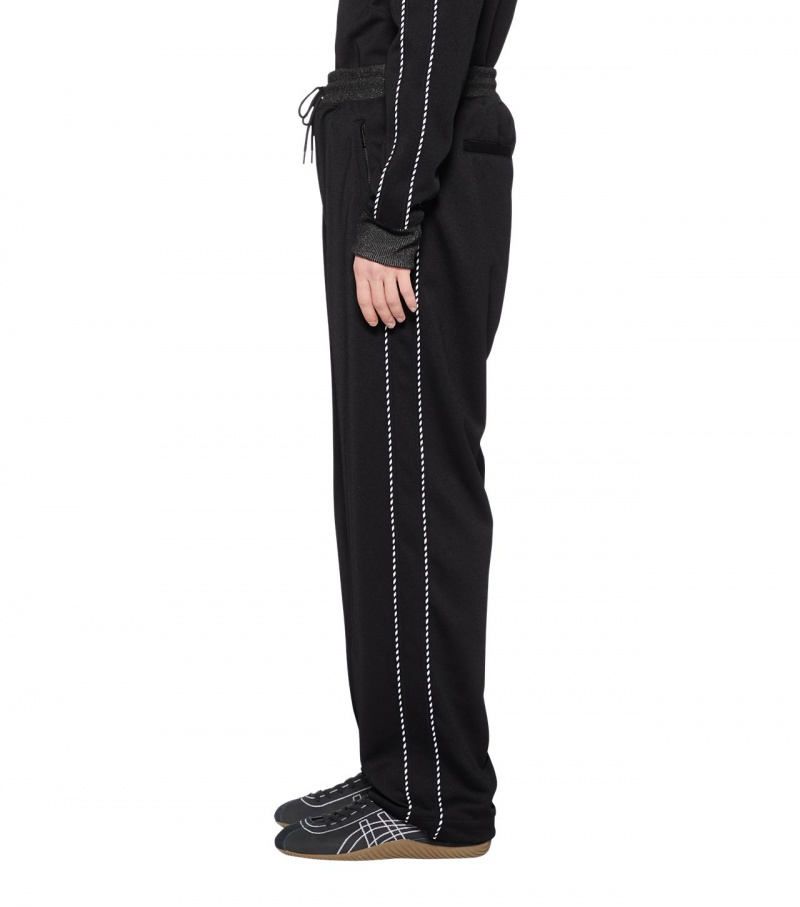 Women's Onitsuka Tiger Track Pants Black | 63285-GVNB