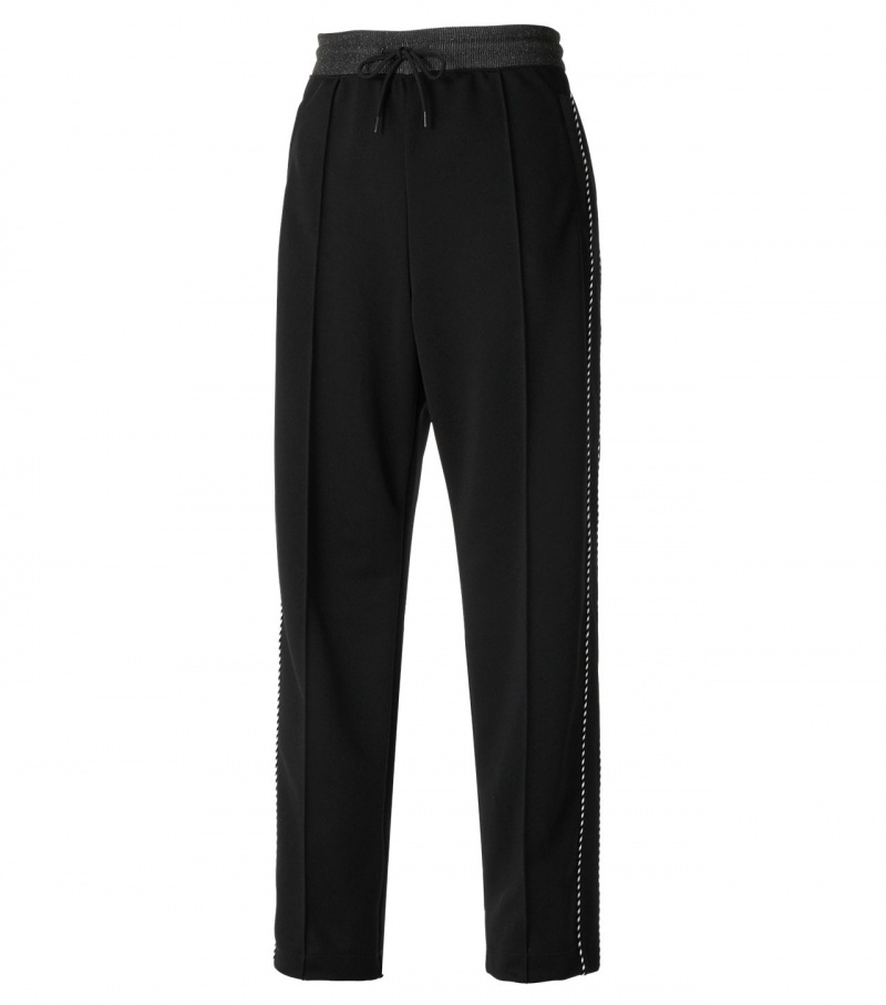 Women's Onitsuka Tiger Track Pants Black | 63285-GVNB