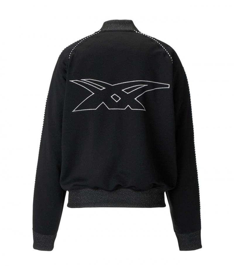 Women's Onitsuka Tiger Track Tops Black | 17084-CBYV