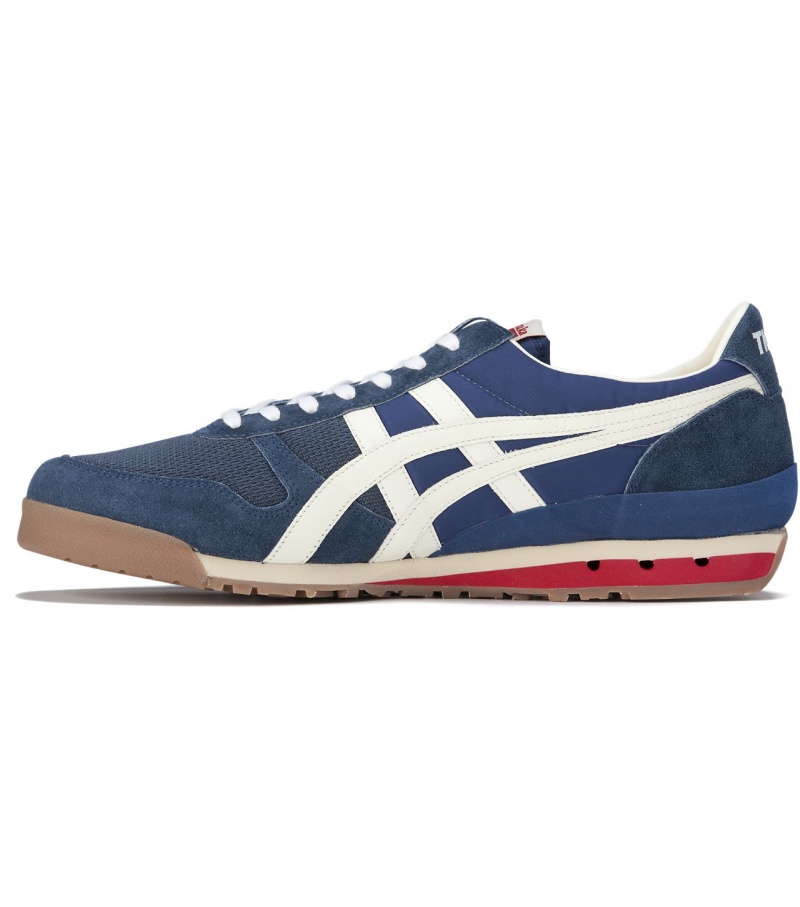 Women's Onitsuka Tiger Ultimate 81 Nm Sneakers Navy | 13287-WUBH