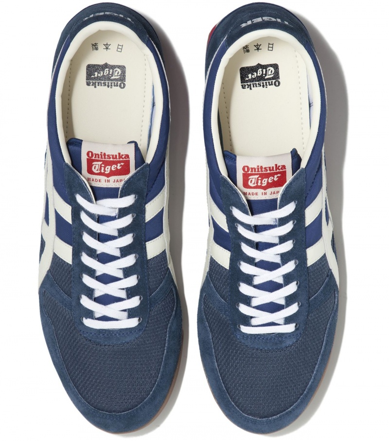 Women's Onitsuka Tiger Ultimate 81 Nm Sneakers Navy | 13287-WUBH