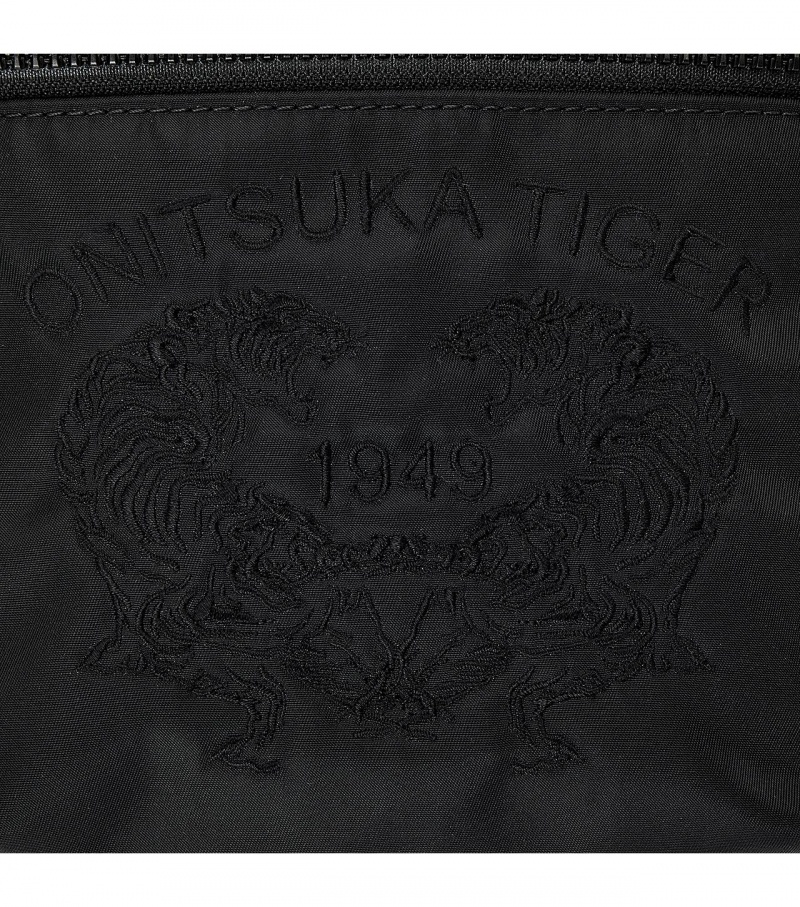 Women's Onitsuka Tiger Waist Pouch Bags Black | 37126-FBOS