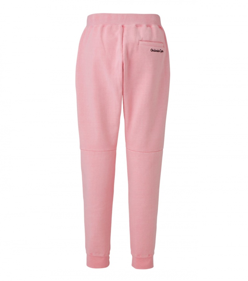 Women's Onitsuka Tiger Washed Pants Pink | 46905-QDRA