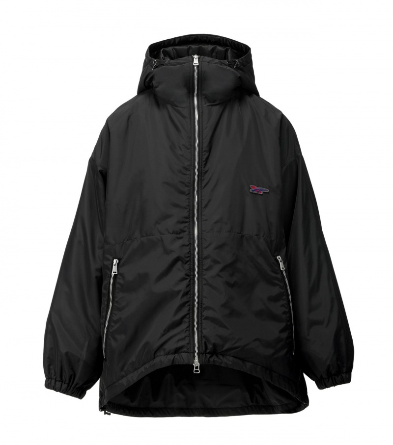 Women\'s Onitsuka Tiger Ws Blouson Jackets Black | 39014-HVGS