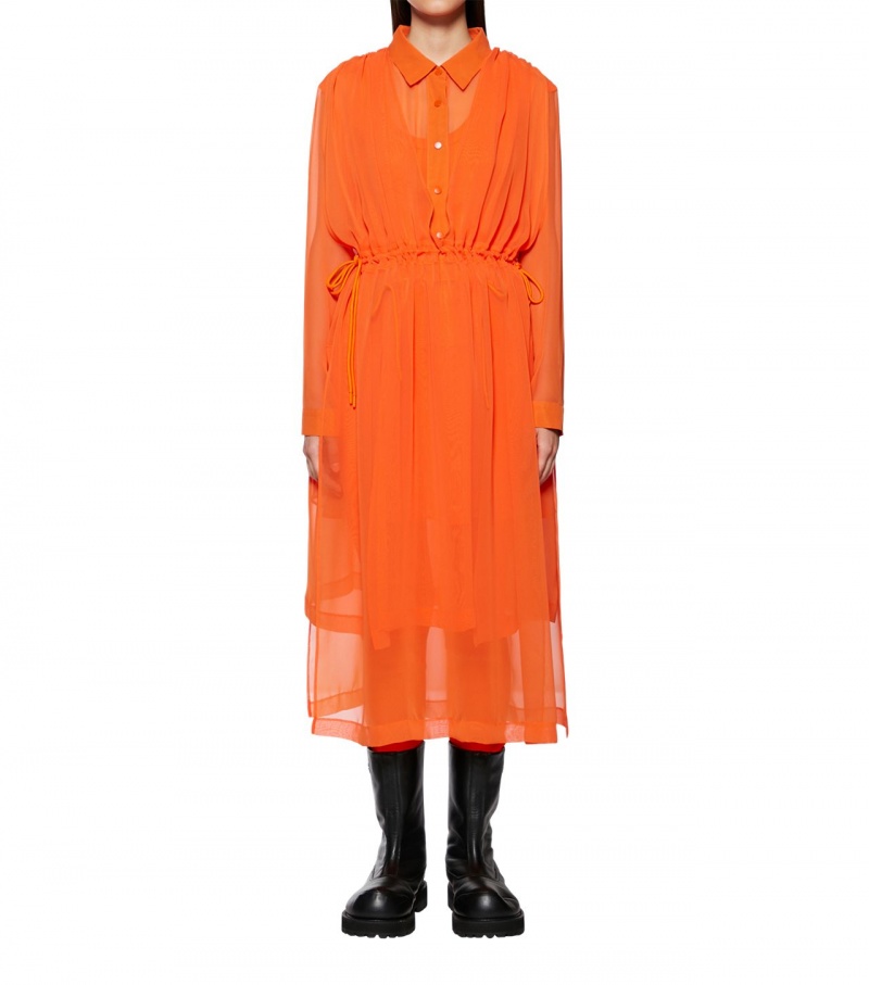 Women's Onitsuka Tiger Ws Dress Orange | 59387-IWMV