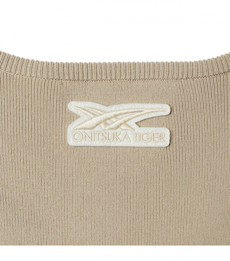 Women's Onitsuka Tiger Ws Knit Dress Beige | 75249-POBR