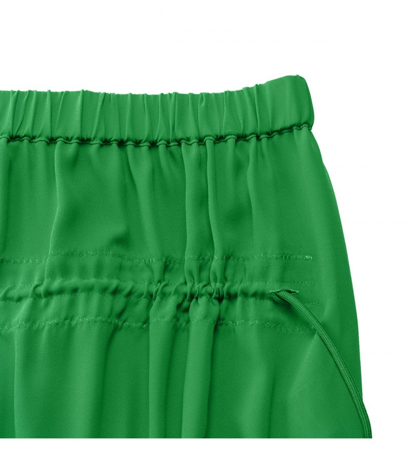 Women's Onitsuka Tiger Ws Long Skirts Green | 19620-MDAE