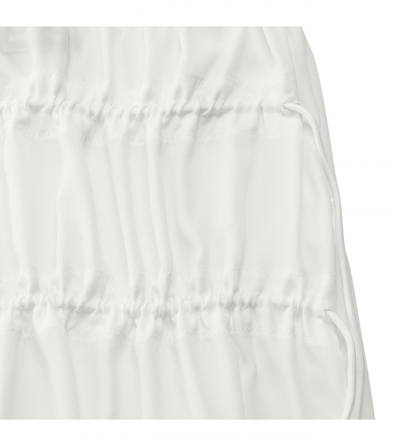 Women's Onitsuka Tiger Ws Long Skirts White | 58231-VMXF